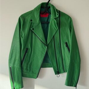 HUGO (Hugo Boss) lamb-leather biker jacket